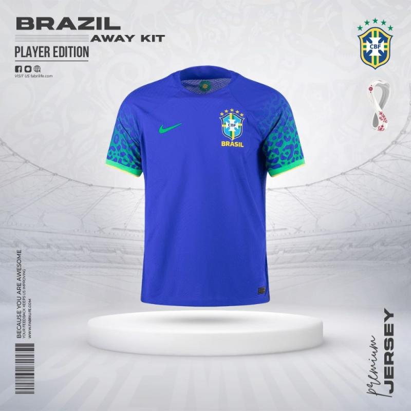 Brazil Fifa World Cup Away Jersey 2022 - Player Edition